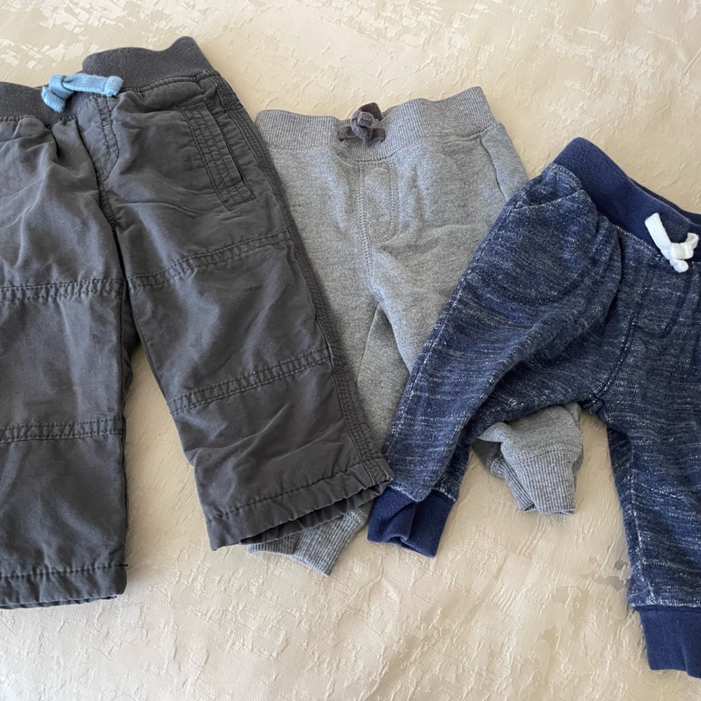 Three pairs of Gymboree pants